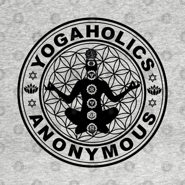 Yogaholics Anonymous - Funny Yoga by Nirvanax Studio